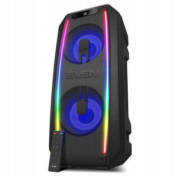 Акустична система SVEN PS-740 Black (100Вт, TWS, bluetooth, підсвітка, караоке,FM ) PS740 фото