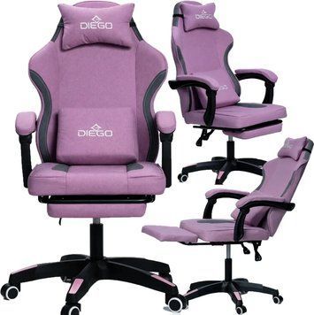 Крісло комп'ютерне DIEGO Soft Pink G2711-Pink фото