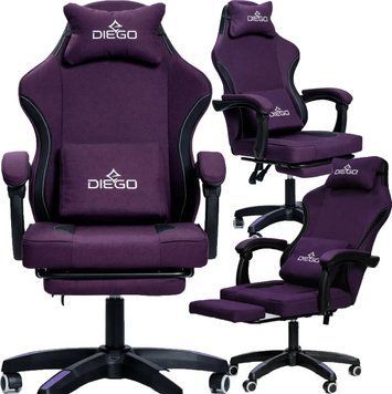 Крісло комп'ютерне DIEGO Soft Light Purple G2711-Light Purple фото