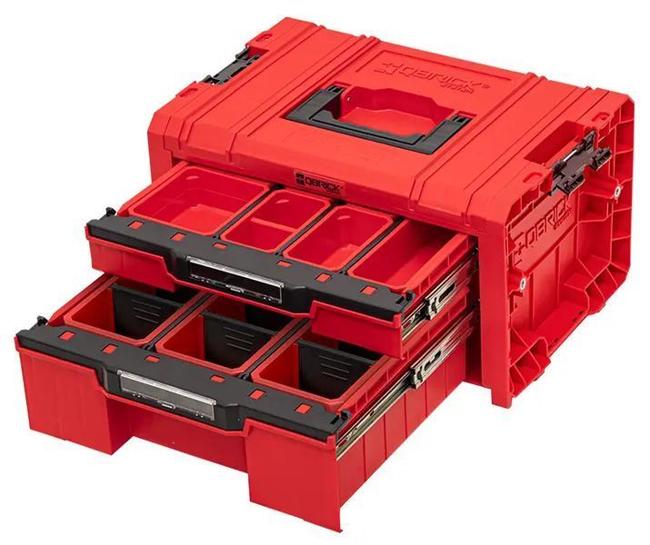 Ящик для инструментов Qbrick System PRO Drawer 2 Toolbox 2.0 Expert RED 140171 фото