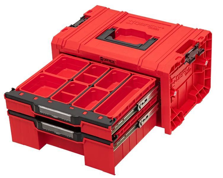 Ящик для инструментов Qbrick System PRO Drawer 2 Toolbox 2.0 Expert RED 140171 фото
