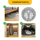 Підвісне плетене крісло-гойдалка LEOBRO Boho XL 80 см Grey LB-1104 фото 5